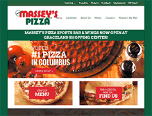 Tablet Screenshot of masseyspizza.com